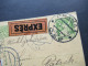 CSSR 1926 Ganzsache Mit 3x ZuF Prag - Wien Verwendung Als Rohrpost / Express Mit Stempel Telegrafenamt Wien 1 - Cartas & Documentos