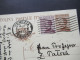 Italien 1927 Ganzsache Mit ZuF Stempel Venezia Ferrovia Nach Wien Gesendet! Hotel Pension Svizzera / Suisse - Entiers Postaux