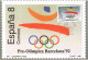 50419. Tarjeta Maxima BARCELONA 1991. Pre Olimpica. Perfin, Perforado Comercial, Firmenlung - Maximum Cards