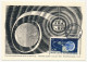 FRANCE - 2 Cartes Maximum - 0,25 Et 0,50 - Première Liaison Télévision Par Satellite - Pleumeur Bodou - 28/9/1962 - 1960-1969