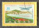 MAC6720UA - Air Mail - Views Of Macau - 10 Patacas Used Stamp - Macau 1960 - Gebruikt