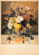 CH - Art Peinture - Emanuel Steiner "bouquet De Fleurs Et Scarabée" - Circulée Pour Paris Le 07/09/1950 - Stein