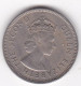 Ile Maurice 1/2 Rupee 1965,  Elizabeth II. En Cupronickel, KM# 37 - Maurice