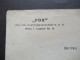 Österreich 1922 Nr.377 (5) MeF 5er Streifen Umschlag Fox Ein U. Ausfuhrgesellschaft Nach Sassenberg Westfalen Gesendet - Covers & Documents