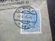 Österreich 1924 Nr.396 EF Mit Perfin Firmenlochung Umschlag Wiener Lombard U. Escompte Bank Einschreiben Wien - Sassenbe - Covers & Documents