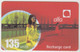 LEBANON - Girl, Alfa Recharge Card 135 Units(glossy Surface), Exp.date 18/08/06, Used - Liban