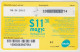 LEBANON - Mag!c , MTC Touch Recharge Card 11.36$, Exp.date 08/04/15, Used - Liban