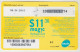 LEBANON - Mag!c , MTC Touch Recharge Card 11.36$, Exp.date 08/04/15, Used - Lebanon