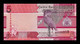 Gambia Lot 10 Banknotes 5 Dalasis 2020 (2022) Pick 37 New Sc Unc - Gambie