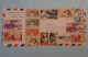 BT 16 ETAB. OCEANIE  BELLE LETTRE  RARE 1953 BY AIR MAIL  PAPEETE  A HONG KONG CHINA +AFFR SPECTACULAIRE +++ - Storia Postale