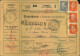 1932, Auslandspaketkarte Ab TUNINGEN In Dis Echweit - Cartas & Documentos