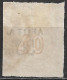 Greece 1900 Overprints On Large Hermes Head 50 L / 40 L Grey Flesh Wide Spaced "0" 1½ Mm Distance Vl. 147Aa - Used Stamps