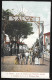 Postal S. Tomé E Principe - S. Thomé - Arco Bambus Frente Do Correio Chegada De S. A. O Principe Real - CPA Anime Etnic - Sao Tome Et Principe