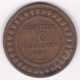 Tunisie Protectorat Français . 10 Centimes 1904 A , En Bronze, Lec# 99 - Tunesien