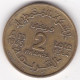 Maroc 2 Francs 1945 / 1364 Mohammed V. Bronze Aluminium, Lec# 233 - Maroc