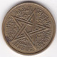 Maroc 2 Francs 1945 / 1364 Mohammed V. Bronze Aluminium, Lec# 233 - Maroc