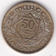 Maroc 50 Francs 1371 / 1952 Mohammed V. Bronze Aluminium,, Lec# 281 - Morocco