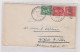 UNITED STATES 1828 Nice Cover To Germany, Bisectet Stamps On Back - ...-1900