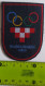 National Olympic (Olimpique) Committee NOC Croatia Hrvatski Olimpijski Odbor PATCH - Uniformes Recordatorios & Misc