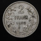 Belgique / Belgium, Leopold II, 2 Frank, 1909, Argent (Silver), SUP (AU), KM## 59, Morin 197 - 2 Francs