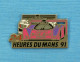 1 PIN'S //  ** 24H DU MANS 1991 / 59ème ÉDITION / MAZDA 787 B - JAGUAR XJR-12 ** . (Locomobile(94) - Jaguar