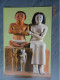 DWARF SENEB HIS WIFE SENETYOTES AND TWO CHILDREN 5 TH DYN. 2560 B.C. - Musées