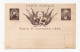 !!! PSEUDO ENTIER : CARTE SOUVENIR COMMEMORATIVE VISITE DU TSAR 1896 - Private Stationery