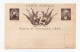 !!! PSEUDO ENTIER : CARTE SOUVENIR COMMEMORATIVE VISITE DU TSAR 1896 - Pseudo-entiers Privés