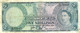 FIJI BRITISH 5 SHILLINGS BLUE QEII HEAD FRONT & MOTIF BACK DATED 01-09-1964 P.51d F+ READ DESCRIPTION!! - Figi