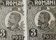 Errors Romania 1920 King Ferdinand Printed With 3 Circles On Beard Variety Errors Unused Gumn - Variétés Et Curiosités
