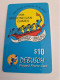 PALAU $10,- Prepaid Card Fine Used R Palau 1998 MICRONESIAN GAMES     ** 13592** - Palau
