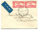RC 24416 Nelle ZELANDE 1936 AIR MAIL COVER FROM WELLINGTON TO CHRISTCHURCH - Airmail