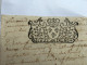 1722 Blason Cachet HVIT Denis ... Parchemin Manuscrit 18é Siècle - Connaissement - Manuscrits