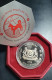 Singapore Zodiac Lunar Dog Cupro Nickel Proof Like 2 Dollars 2006 BUNC Incl. Box - Singapur