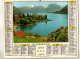 Almanach Des P.T.T. 1974 Jardins De Montluçon Et Lac D'Annecy à Talloires - Complet Région Nord - Grand Format : 1971-80