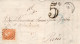 Spain Madrid To Paris France 1868 Postage Due, Folded Old Time, Cover Including A Train? Blue PM. - Storia Postale