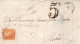 Spain Madrid To Paris France 1868 Postage Due, Folded Old Time, Cover Including A Train? Blue PM. - Lettres & Documents