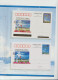 China 1998 Airshow Folder 2 Postcards 1 With Gold Print En 1 Regular - Otros & Sin Clasificación