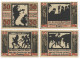 4x Notgeld Der Stadt Naumburg A. Saale 50 Pfennig - Collections