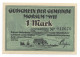 Notgeld Morsum A Sylt 1 Mark Gutschein Der Gemeinde 1921 - Collections