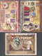 IRAQ  ROYAL MEDAL , STAMPS AND  BANKNOTES  - 3 NEW POSTCARDS - Iraq
