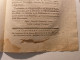 DECRET CONVENTION NATIONALE Du 23 NIVOSE AN II (12 JANVIER 1794) - EMPLOI FONDS SANS VALEUR CONTRIBUTIONS FONCIERES - Décrets & Lois