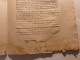 DECRET CONVENTION NATIONALE Du 15 PLUVIOSE AN II (3 FEVRIER 1794) - TRAITEMENTS SALAIRES GARDES DES FORETS NATIONALES - Decrees & Laws