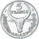 Monnaie, Madagascar, 5 Francs, Ariary, 1972 - Madagascar