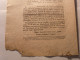 DECRET CONVENTION NATIONALE Du 12 MARS 1794 - ECCLESIASTIQUES FRERES LAIS CONVERS DEPORTES RELIGIEUX VENDEE CHOUANS - Decrees & Laws