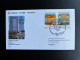 UNITED ARAB EMIRATES UAE ABU DHABI 1989 FIRST FLIGHT POSTCARD ABU DHABI TO SINGAPORE BOEING 747 05-07-1989 - Abu Dhabi