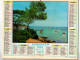 Almanach Des P.T.T. 1976 La Plage Tranquille Et Les Alpes Au Printemps - Complet Région Nord - Big : 1971-80