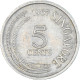 Monnaie, Singapour, 5 Cents, 1967 - Singapore