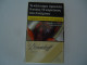 GREECE USED EMPTY CIGARETTES BOXES DAVIDOFF - Contenitori Di Tabacco (vuoti)