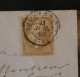 BT19 FRANCE  BELLE LETTRE  1866 CHAMBY A PARIS FRANCE  +AFFR  INTERESSANT++ - 1862 Napoléon III